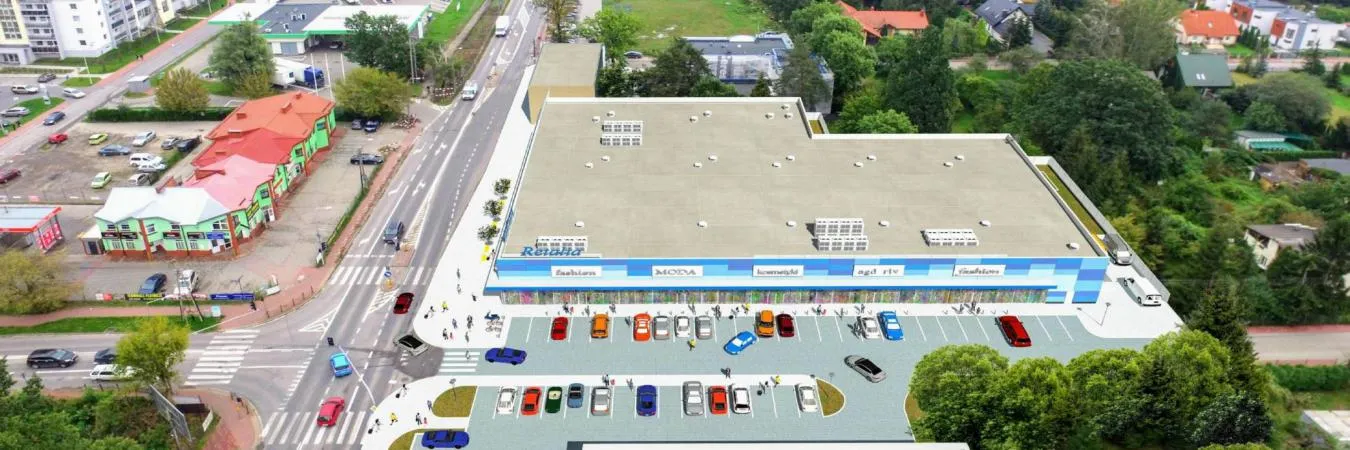 Grodzisk Mazowiecki – P.H. Retalia II: widok obiektu