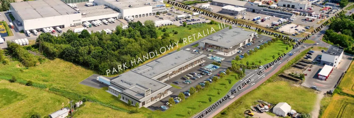 Grodzisk Mazowiecki – P.H. Retalia III: widok obiektu