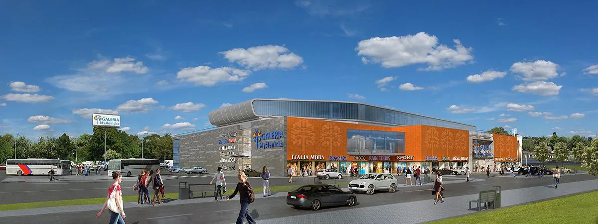 Myślenice – Galeria Myślenicka: widok obiektu