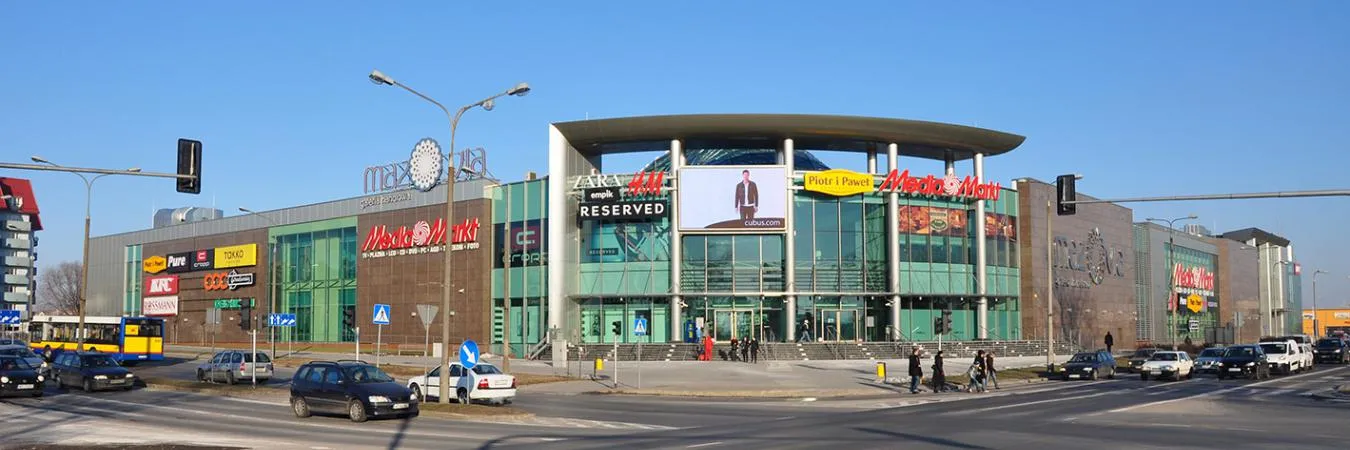Płock – Galeria Mazovia: widok obiektu