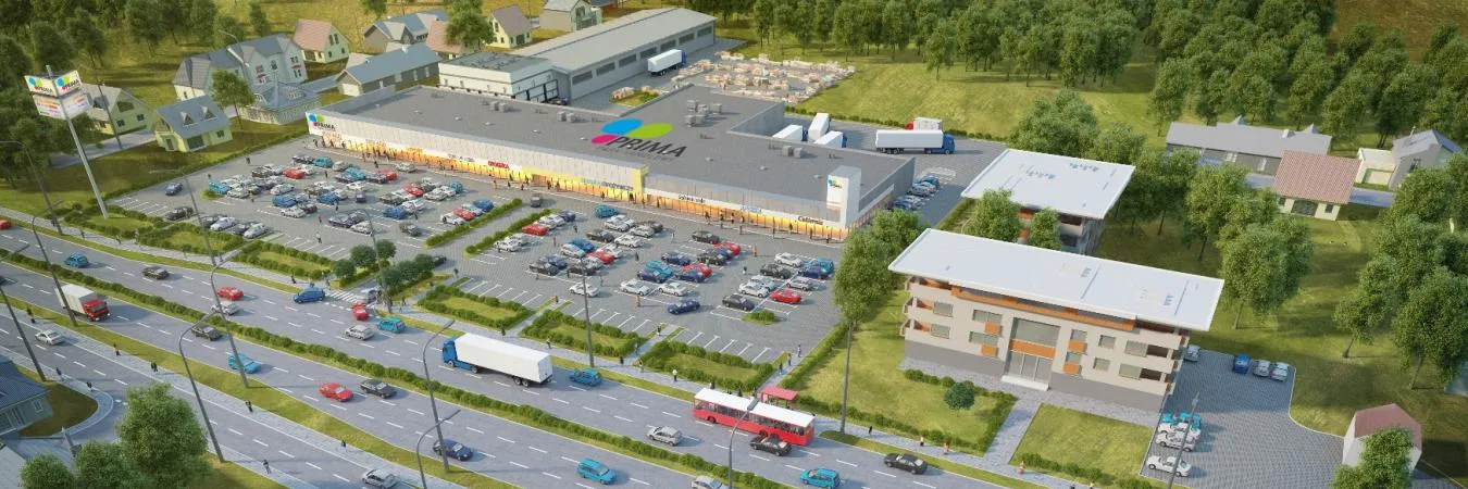 Marki – Prima Park Handlowy: widok obiektu