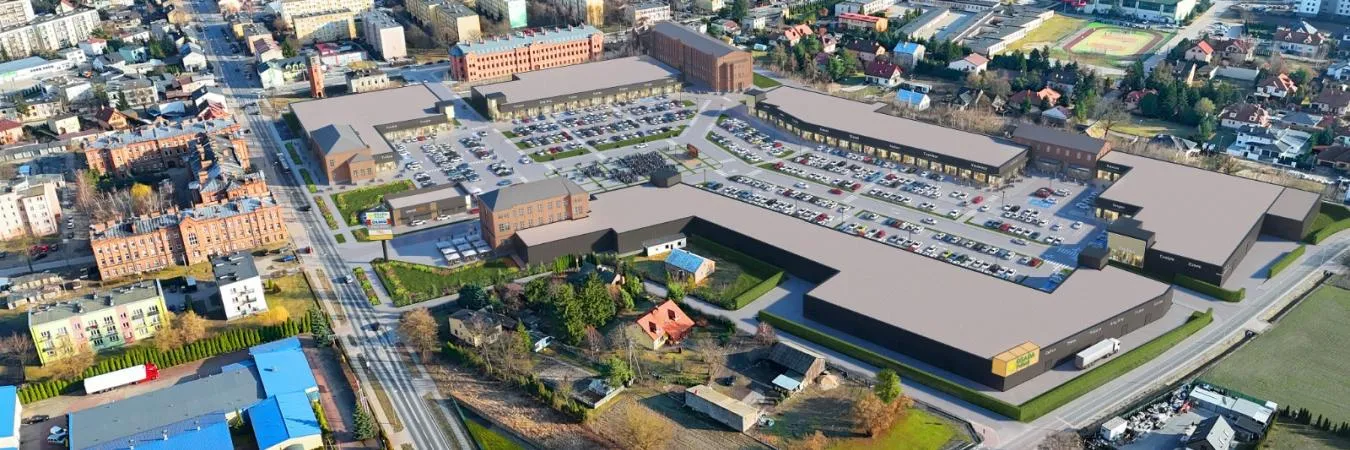 Pułtusk – Park Handlowy Osada: widok obiektu