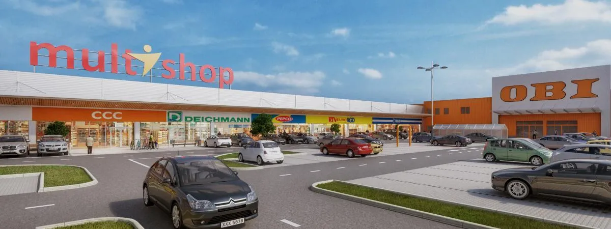 Sochaczew – Multishop: widok obiektu