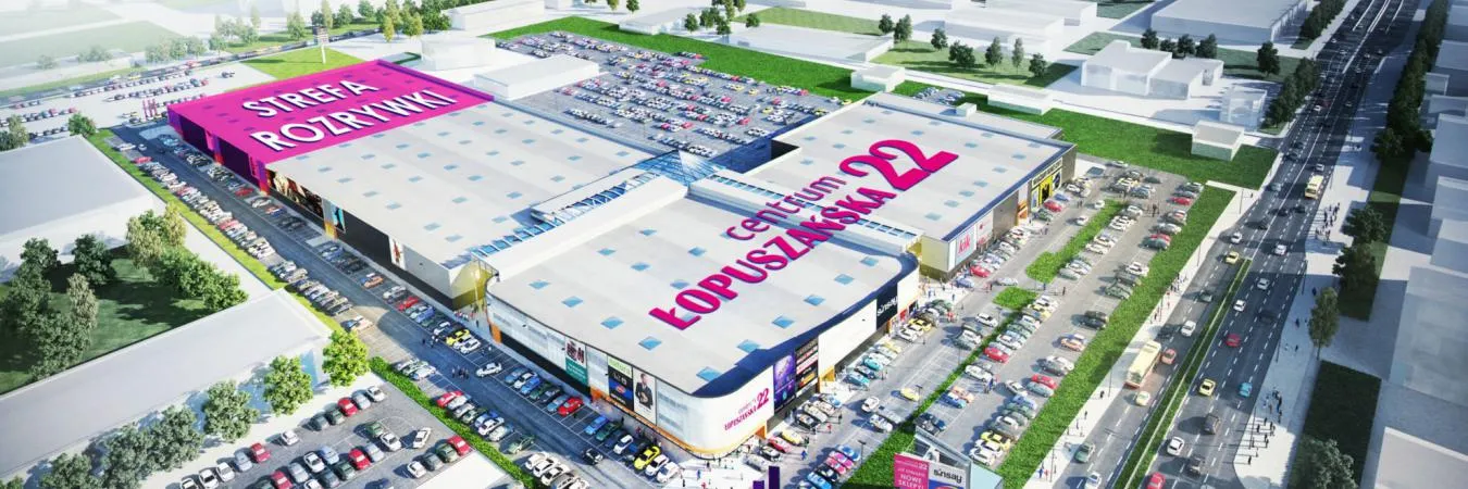 Warszawa – Centrum Łopuszańska 22: widok obiektu